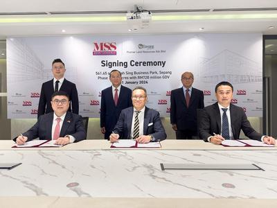 Mah Sing Inks Agreement On Acres Industrial Land In Sepang With