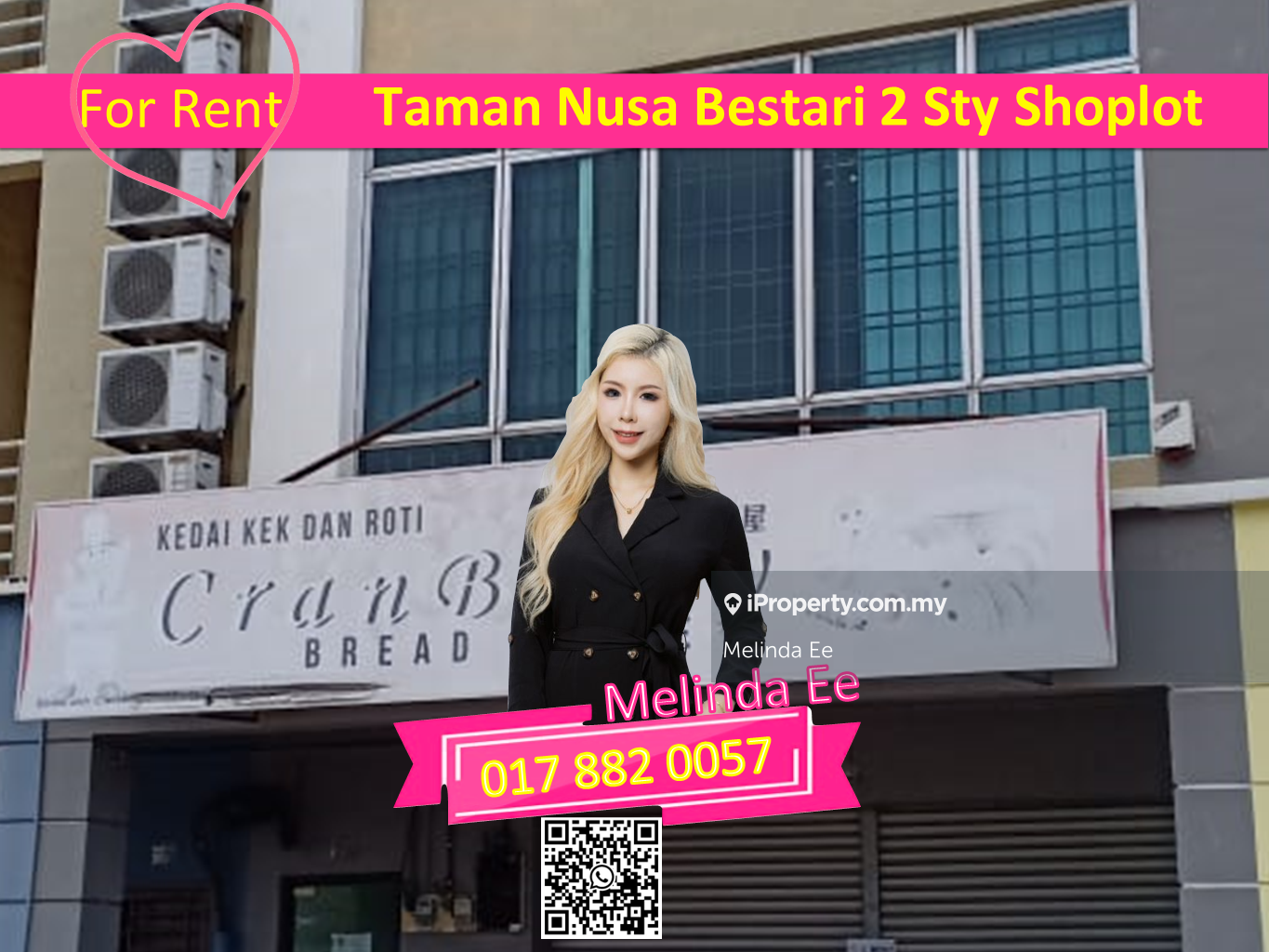 Taman Nusa Bestari Nice Design 2 Storey Shoplot Johor Bahru