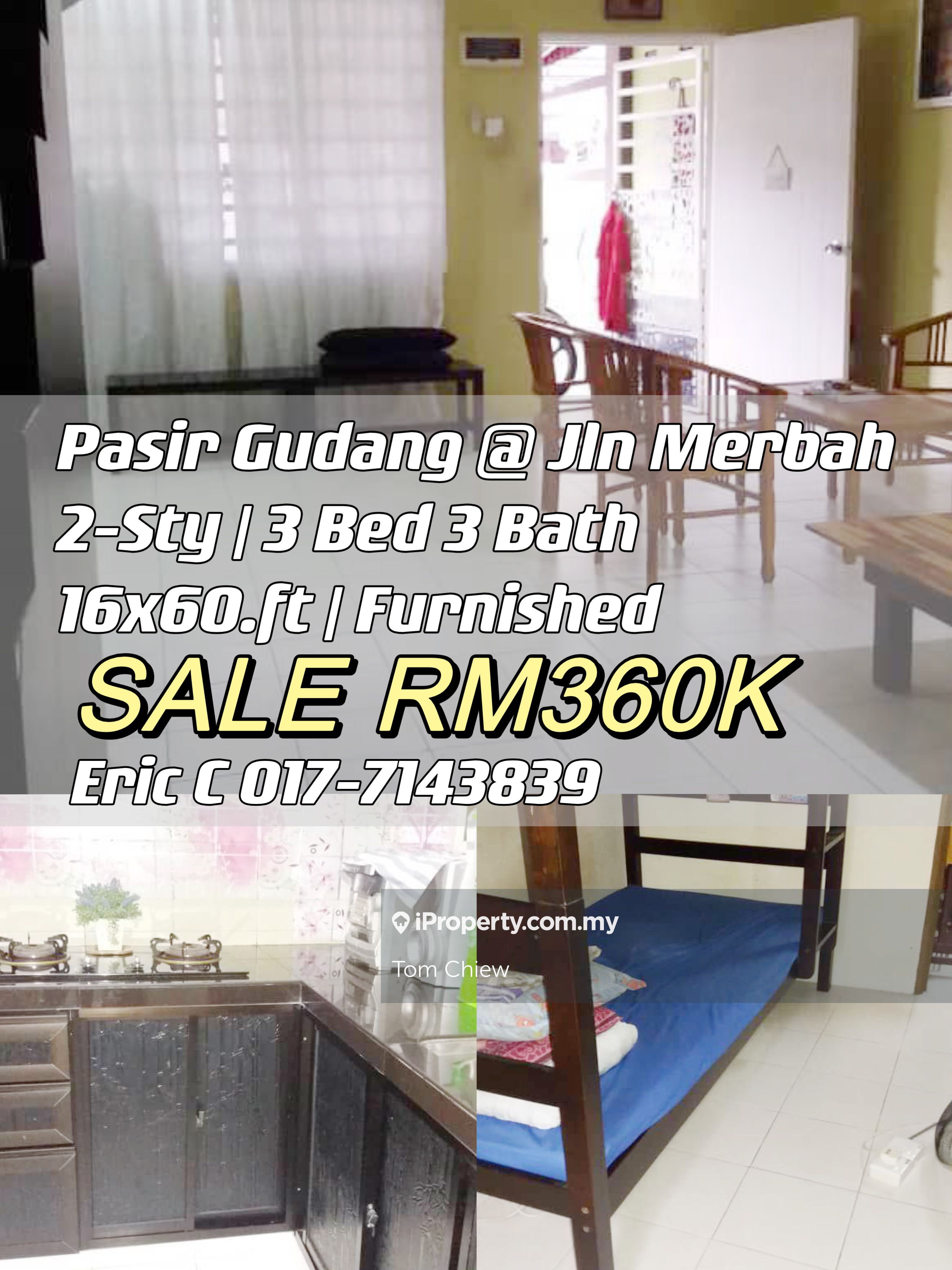 Taman Scientex Pasir Gudang Intermediate Sty Terrace Link House