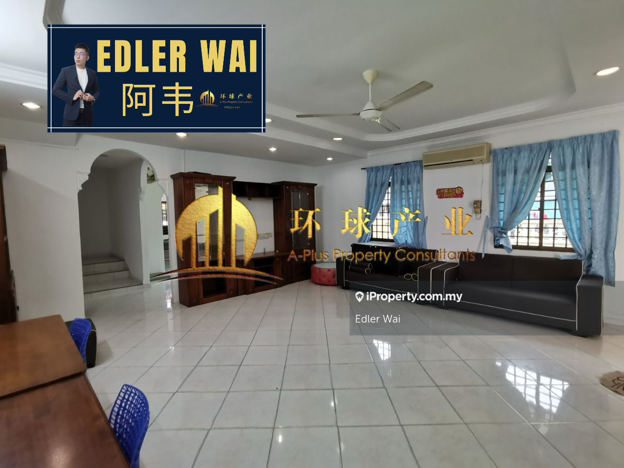 Taman Sri Aman Double Storey Terrace Corner Lot Sungai Bakap For Rent