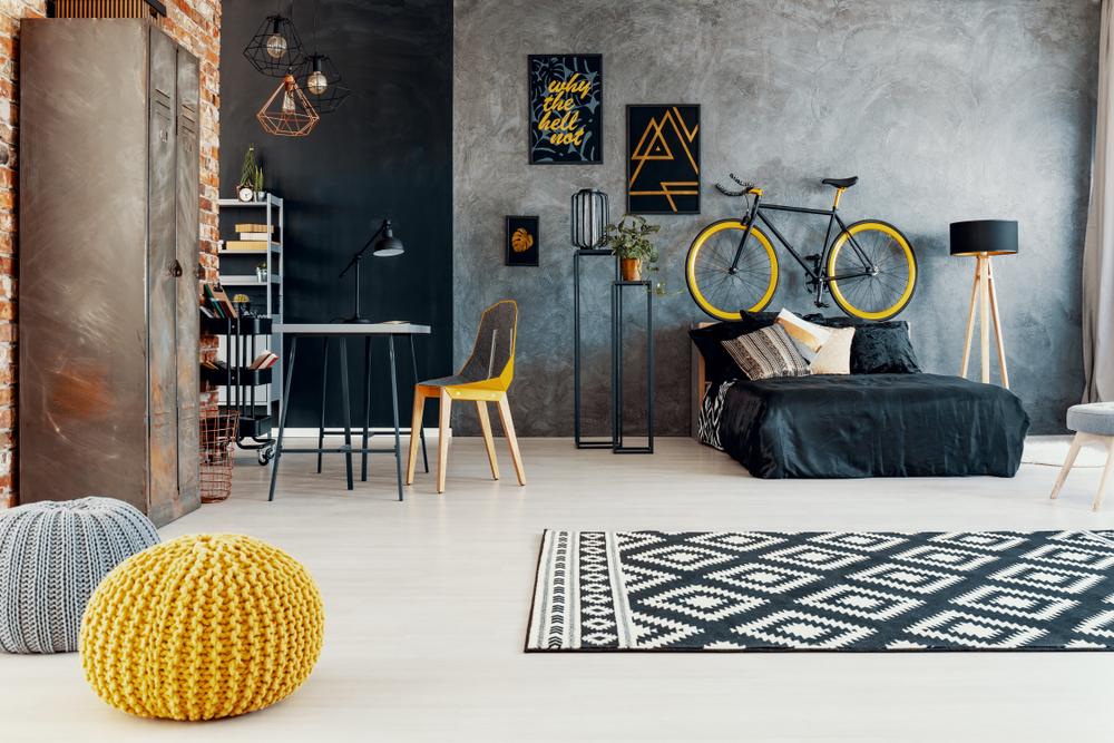 căn hộ studio đẹp, phong cách hiện đại