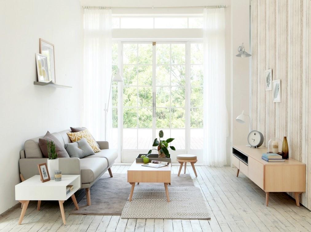 thiết kế nội thất phòng khách kiểu Hàn Quốc