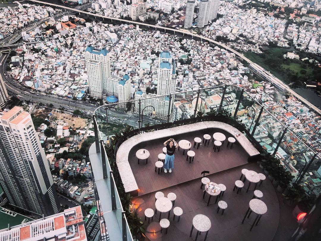 View từ toà nhà Landmark 81, Bình Thạnh
