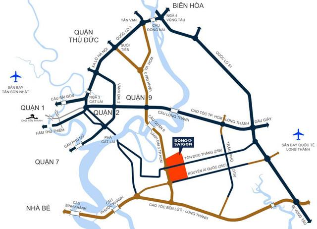 hình vẽ hạ tầng giao thông thành phố thủ đức