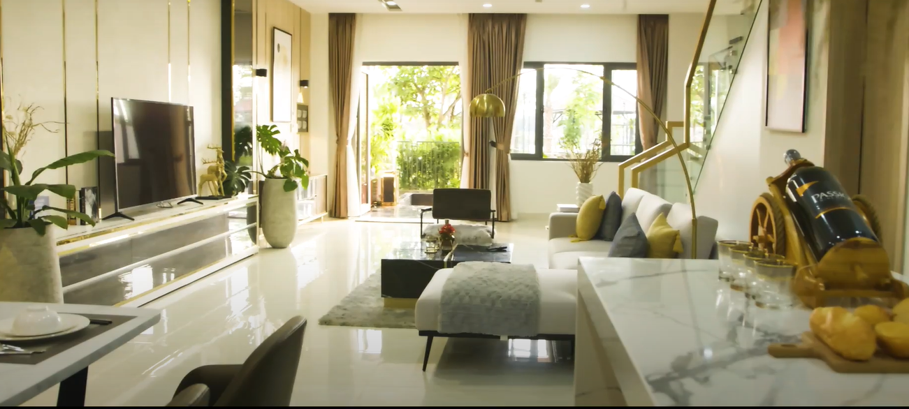 Nội thất nhà mẫu dự án The Pearl Riverside Long An