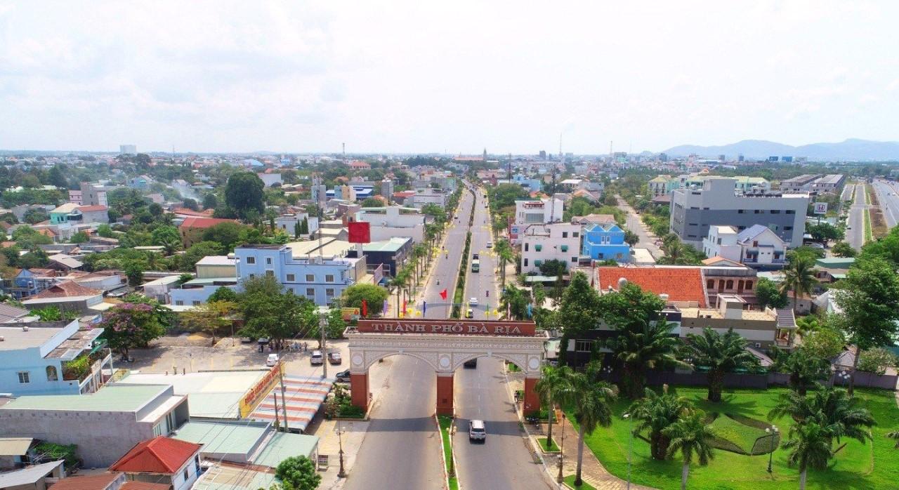 Cổng chào vào thành phố Bà Rịa