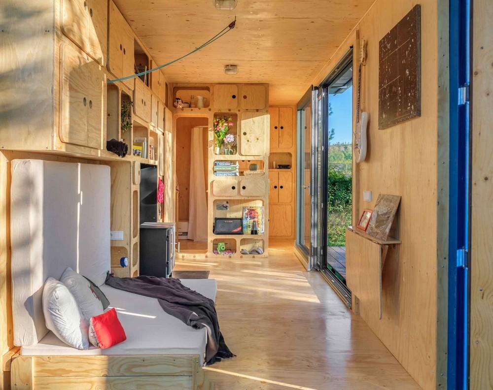 Gợi ý nội thất cho mẫu nhà container 100 triệu