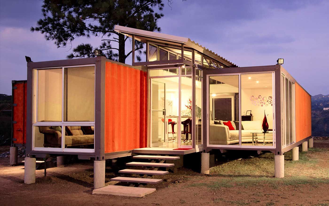 nhà container đẹp cho 3 - 4 người