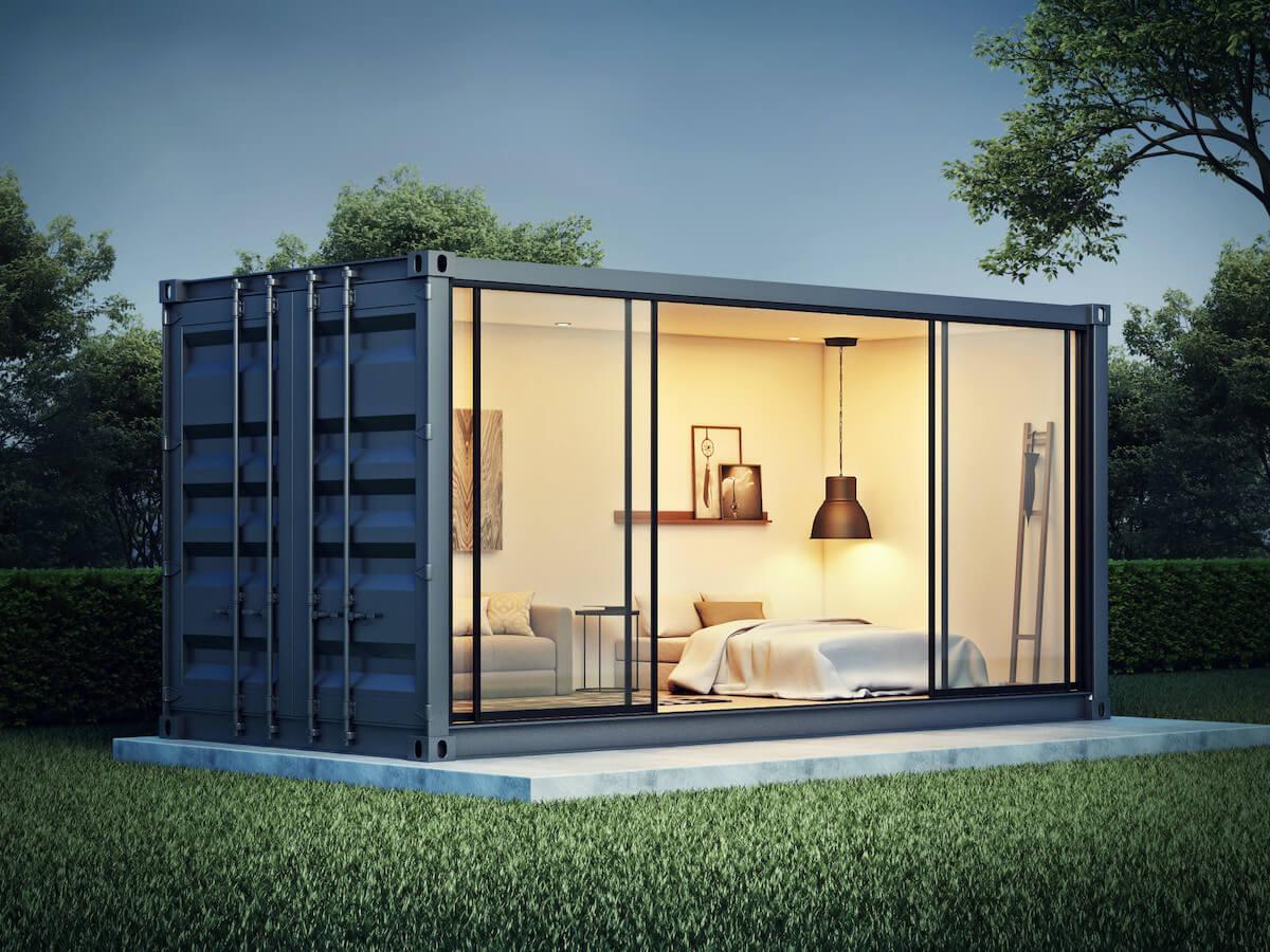 Mẫu nhà container 20 feet