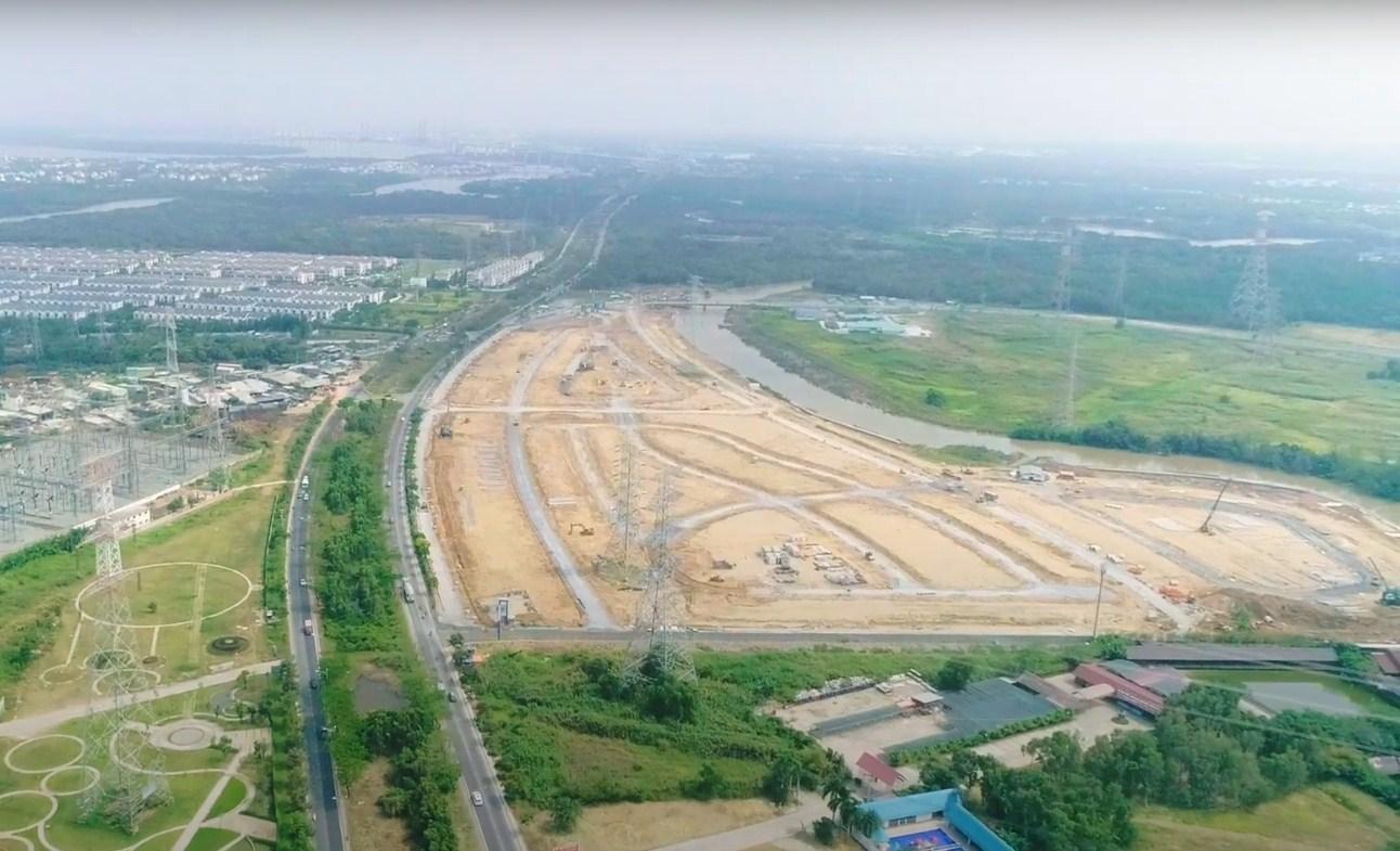 Hình ảnh thực tế tiến độ dự án Zeitgeist Nhà Bè quý 2/2021