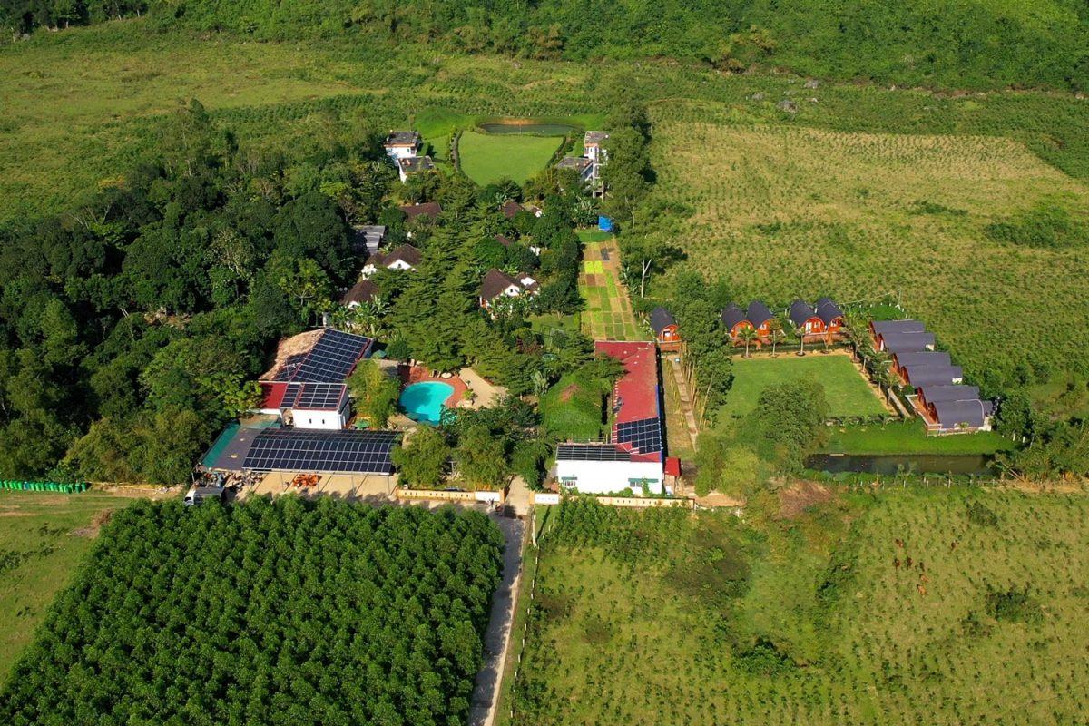 Đất nhà vườn được chia thành hai phần là đất thổ cư và đất vườn