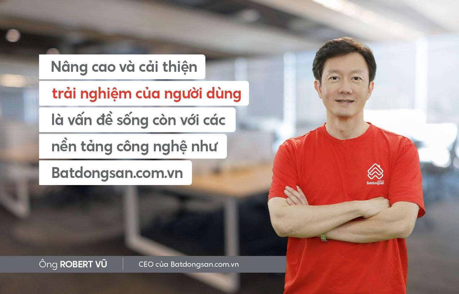Ông Robert Vũ, CEO của Batdongsan.com.vn