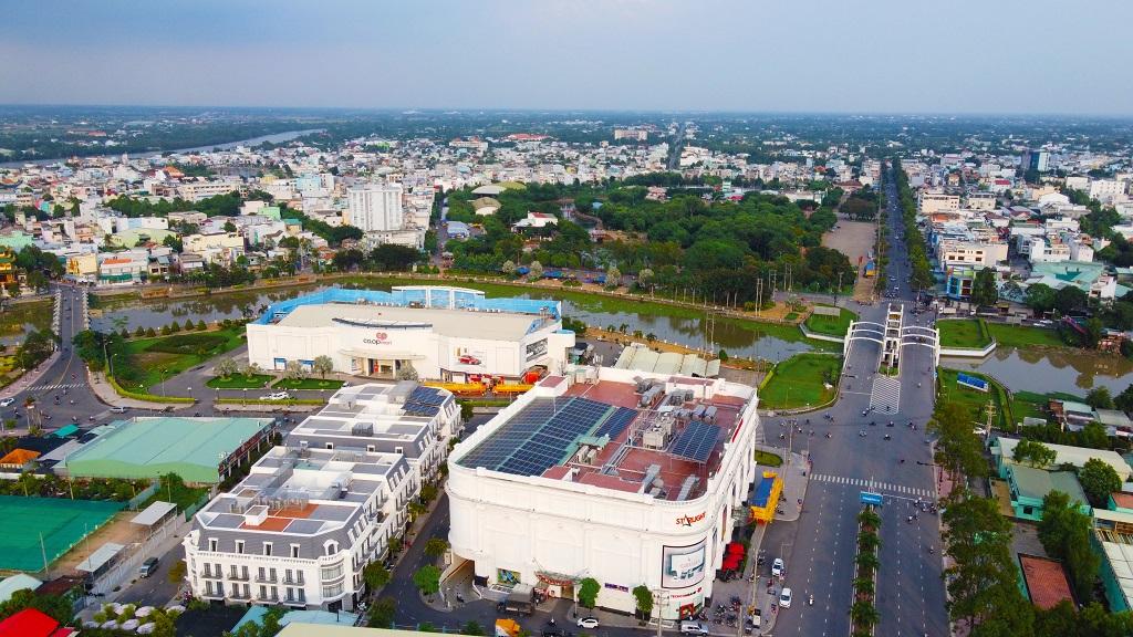 Tỉnh Long An nhìn từ trên cao
