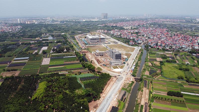 Quận Bắc Từ Liêm nhìn từ trên cao