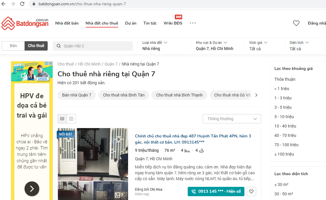 website batdongsan.com.vn