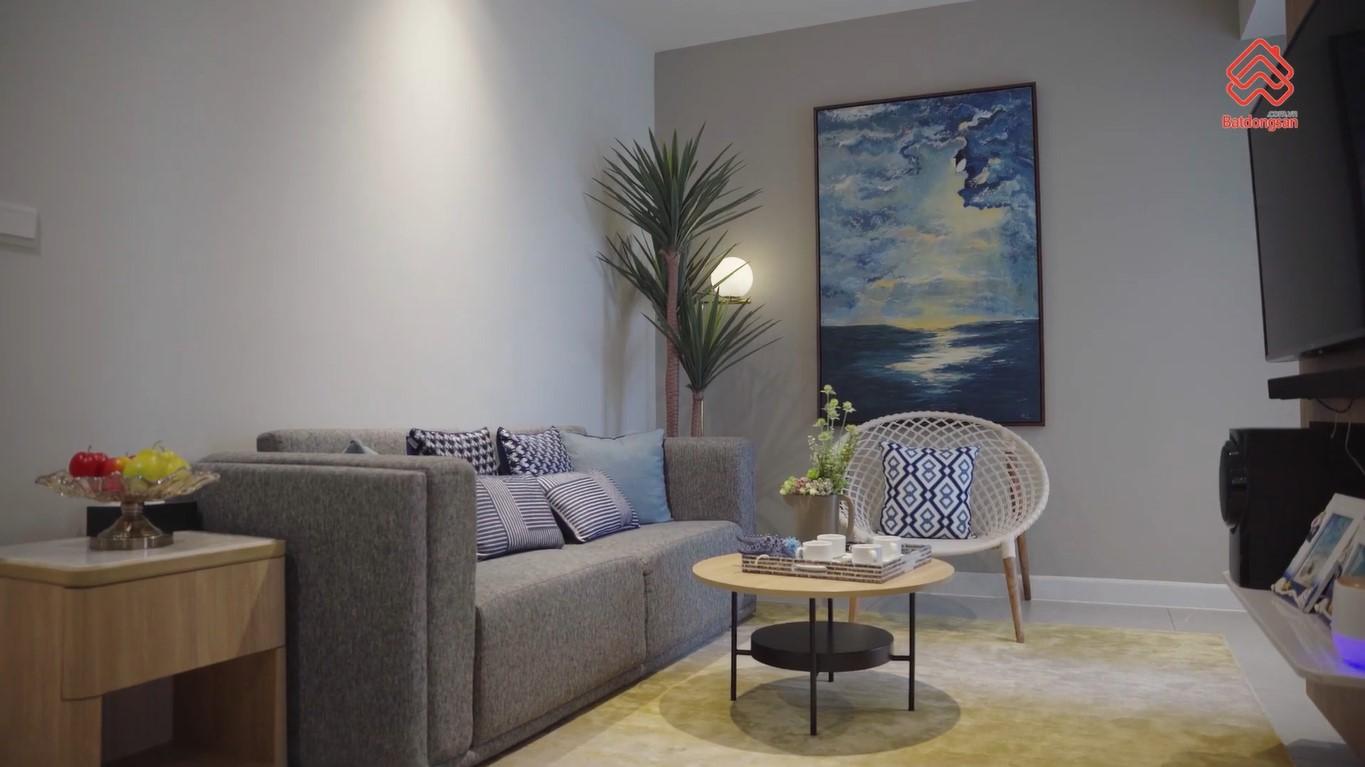 Thiết kế phòng khách căn hộ Zenity Quận 1