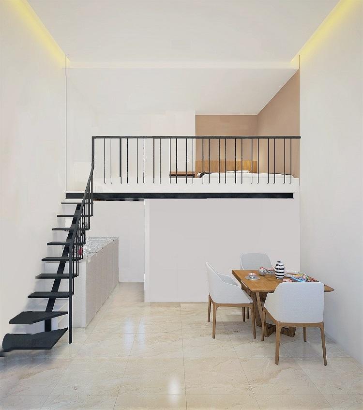 phòng trọ có gác lửng