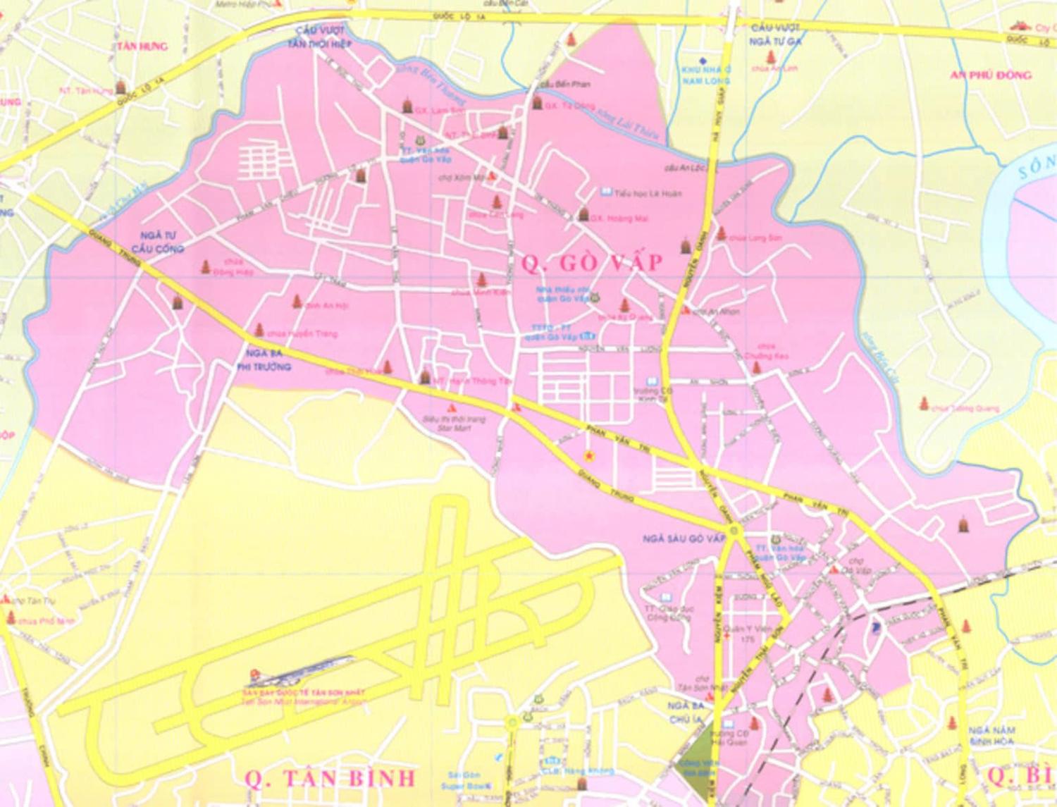 bản đồ quận gò vấp
