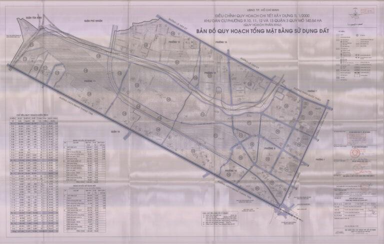 Quy hoạch Khu dân cư liên phường 9, 10, 11, 12, 13