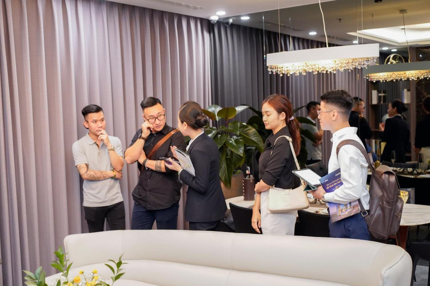 Hình ảnh giao dịch tại một dự án ở TP.HCM