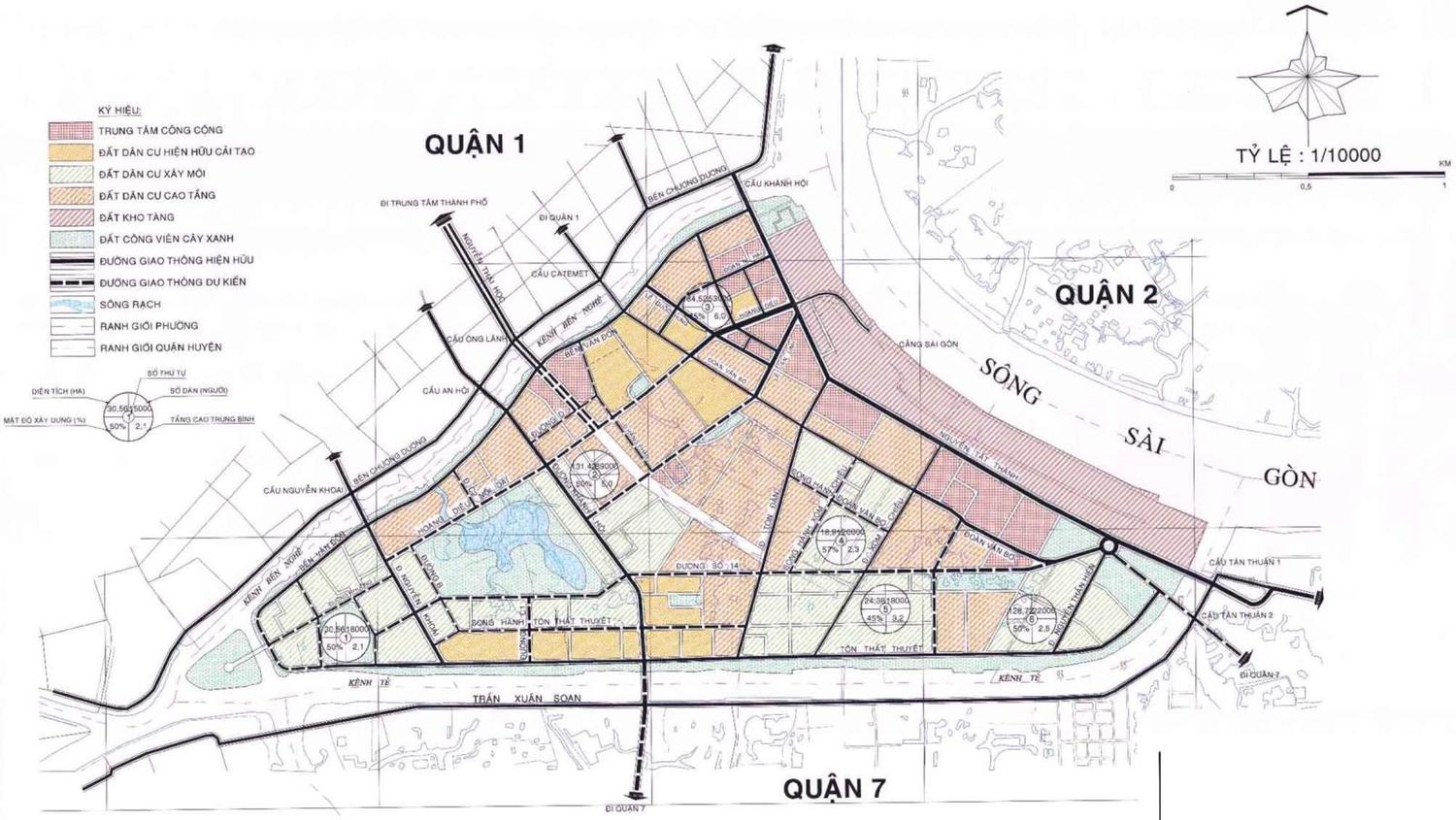 Bản đồ quy hoạch không gian quận 4