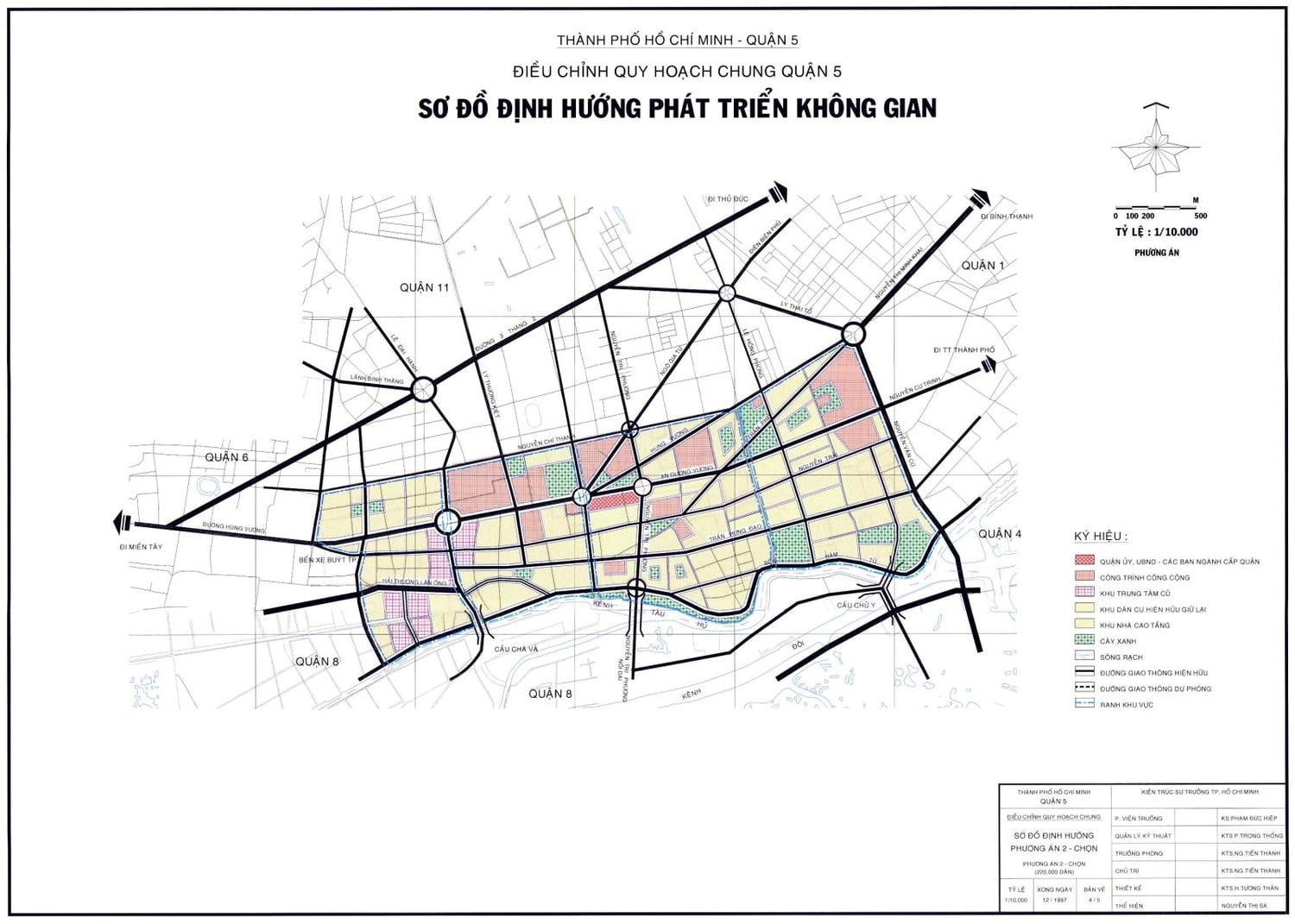 Bản đồ quy hoạch không gian Quận 5