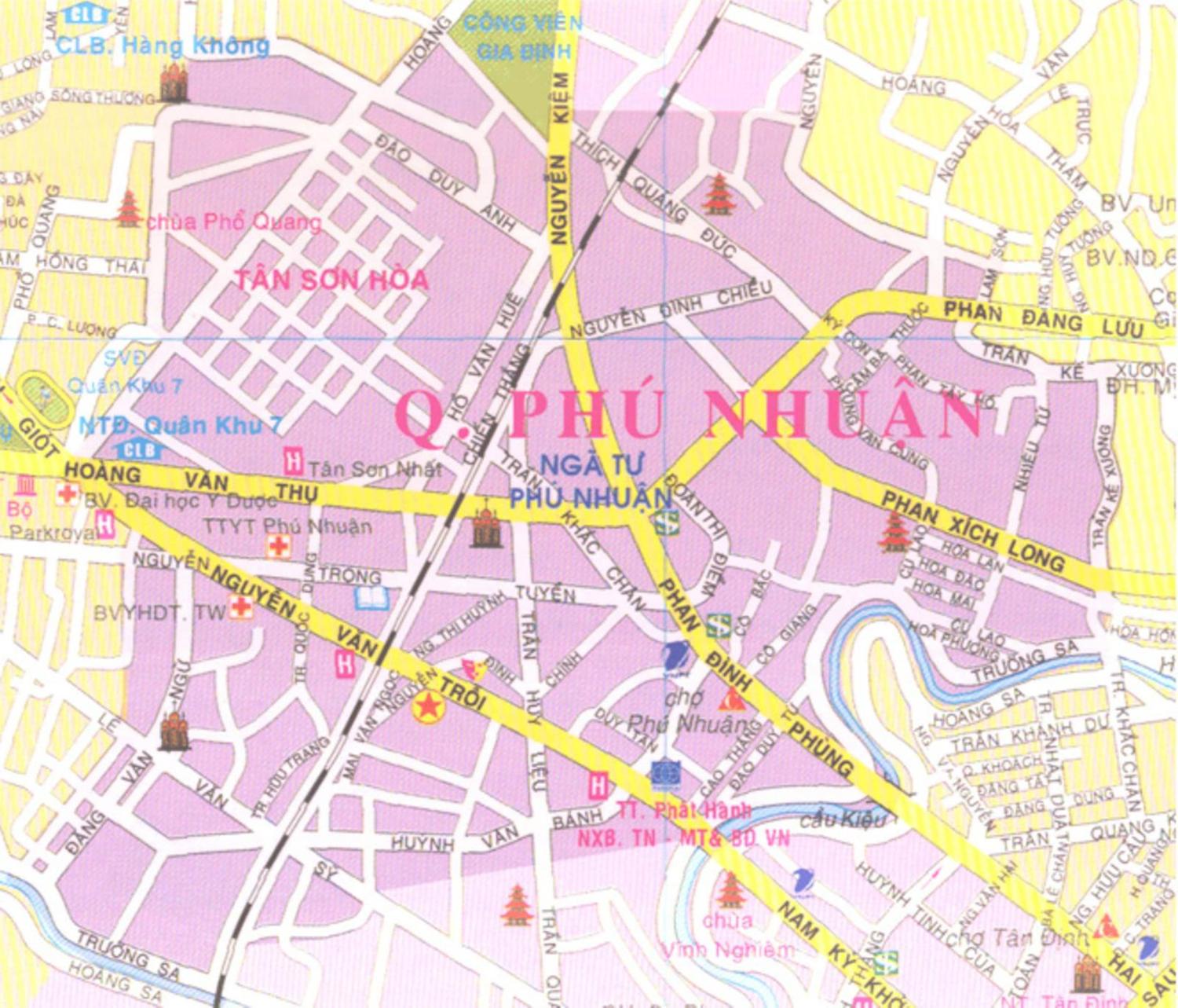 Bản đồ quận Phú Nhuận