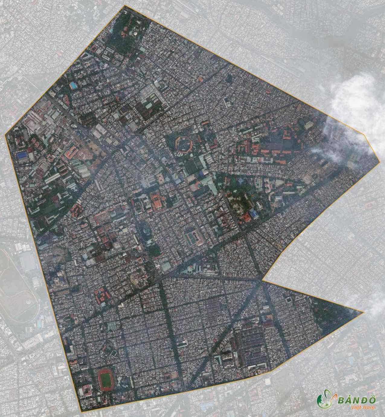 Bản đồ vệ tinh quận 10