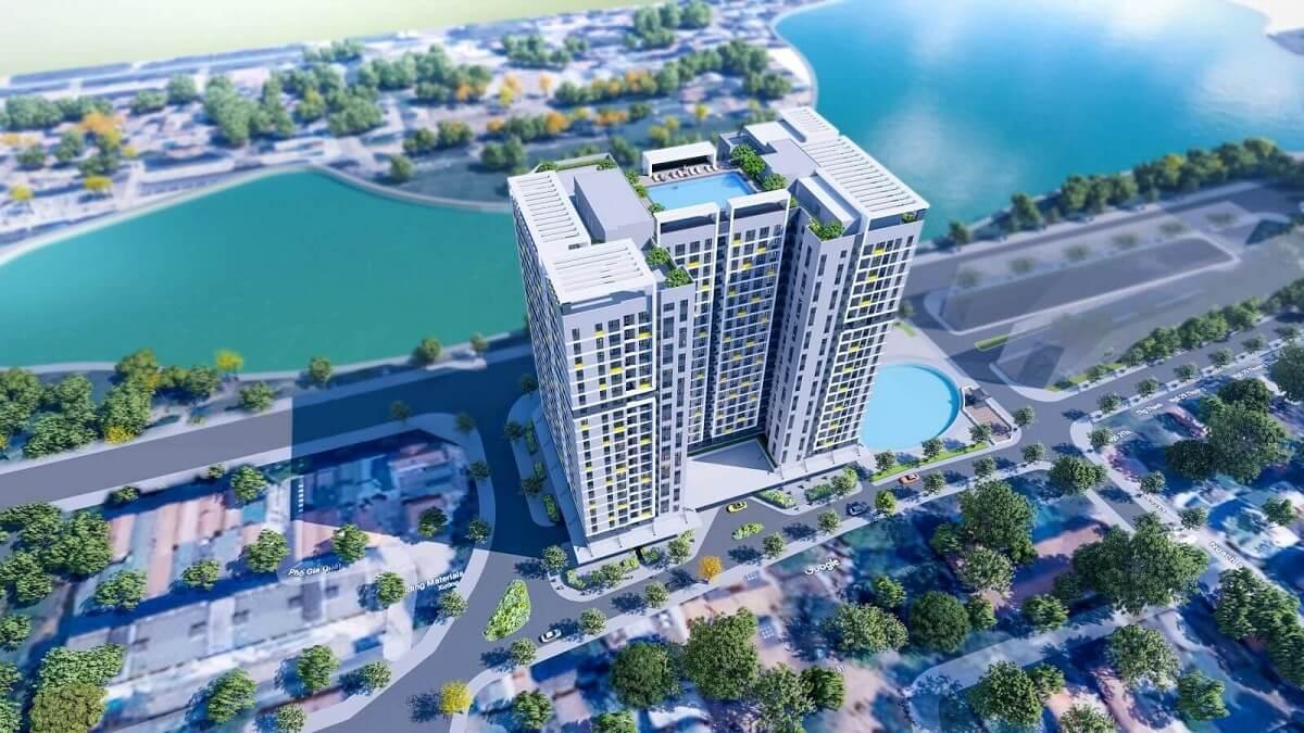 Phối cảnh dự án nhà ở xã hội Rice City Thượng Thanh