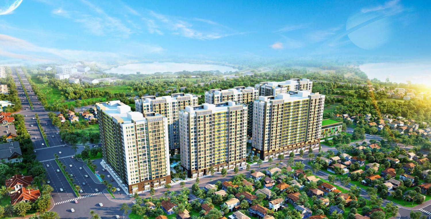 tổng thể dự án Căn hộ New Galaxy Bình Dương