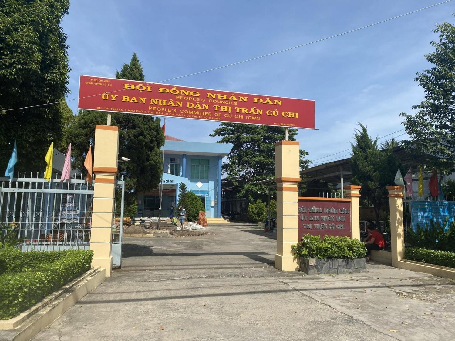 UBND thị trấn củ chi