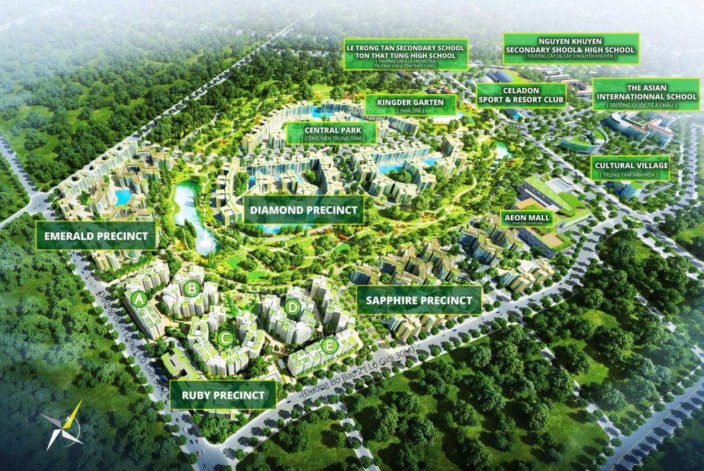 Công viên Celadon City trong tổng thể dự án Celadon City