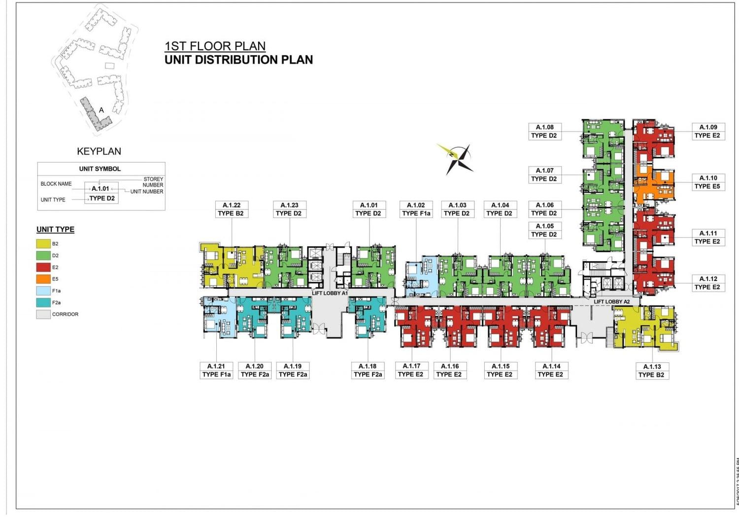  Mặt Bằng Block A – Khu Emerald Celadon City Tân Phú