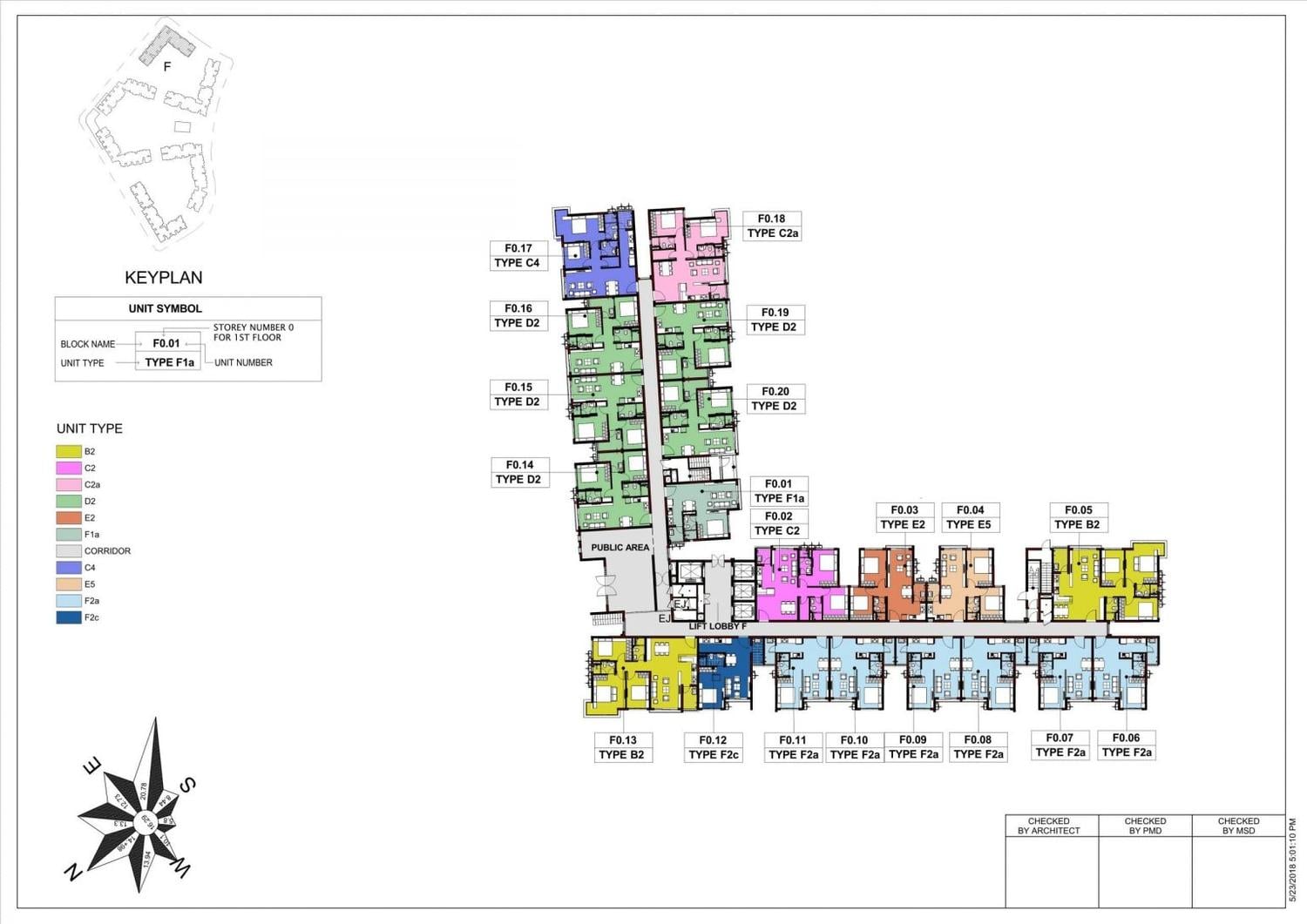  Mặt Bằng Block F – Khu Emerald Celadon City Tân Phú