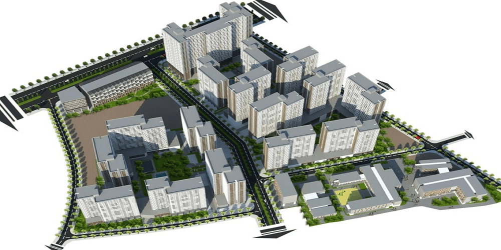 mặt bằng akari city phối cảnh