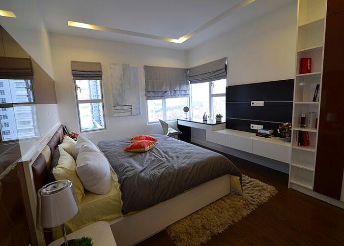 phòng ngủ căn hộ mẫu Sunrise City