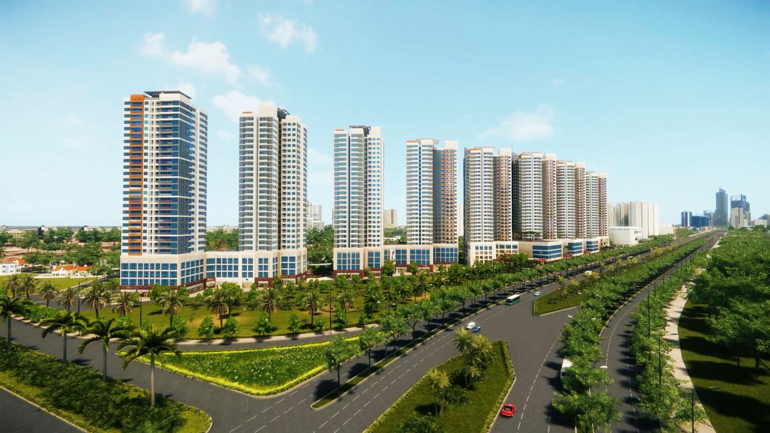 Toàn cảnh dự án The Sun Avenue