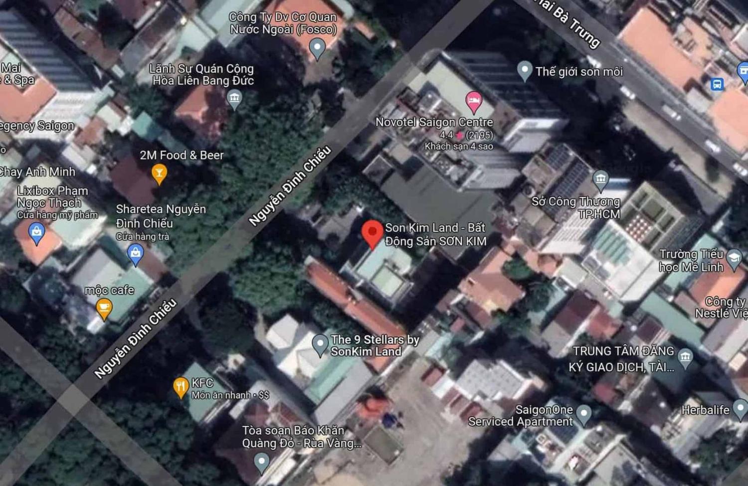 Vị trí nhà mẫu Metropole Thủ Thiêm