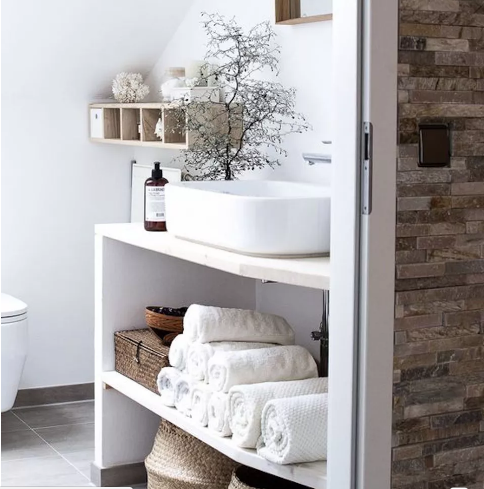 mẹo bài trí phòng tắm nhỏ