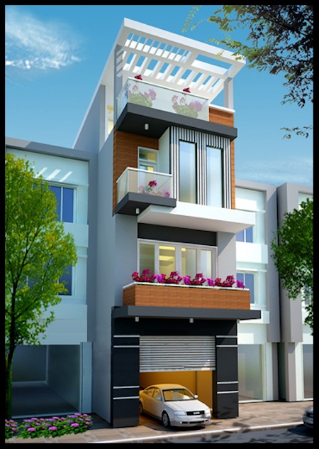 Mẫu thiết kế nhà ống 3 tầng