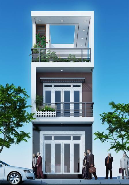 nhà ống 3 tầng đẹp
