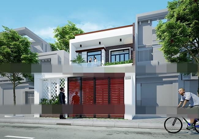 Mẫu nhà phố trẻ trung