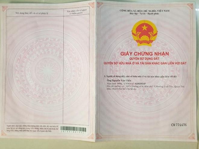 làm giả sổ đỏ