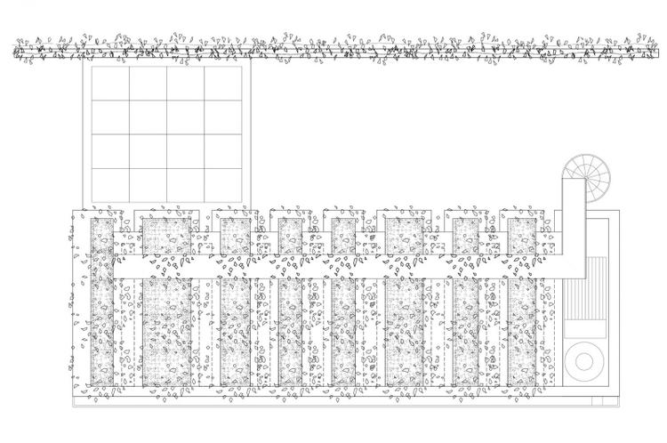 mặt bằng tầng mái