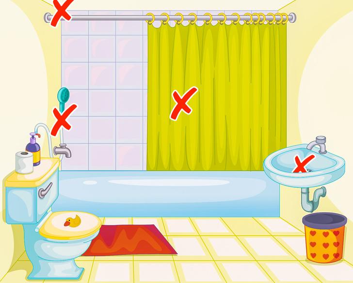 hình vẽ phòng tắm