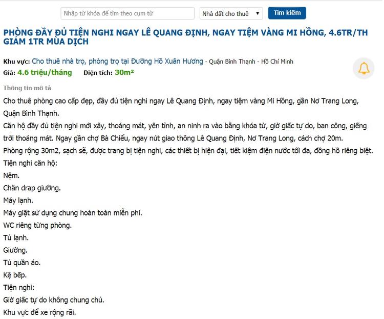 Hình chụp một mẩu tin với chữ xanh, đen trên nền trắng