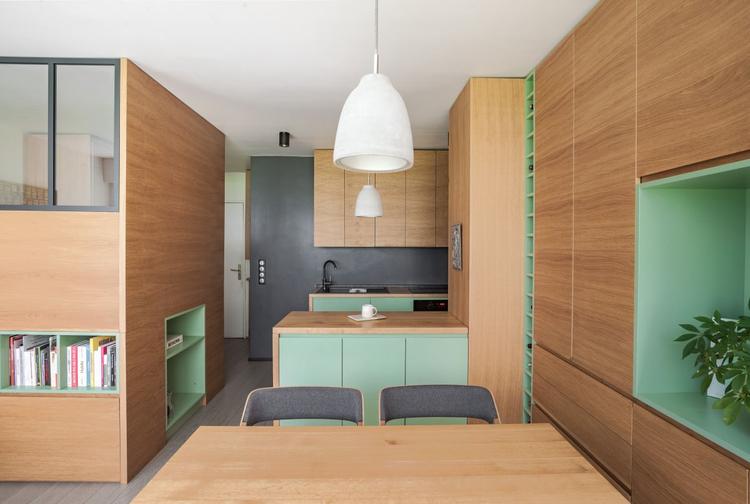 không gian nội thất trong căn hộ nhỏ