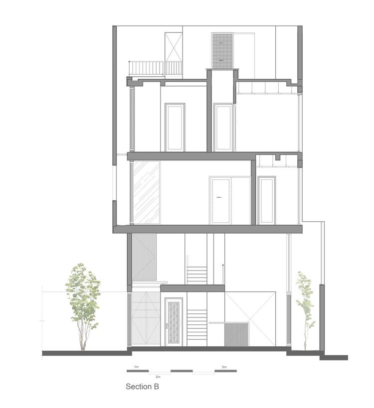bản vẽ mặt cắt 2