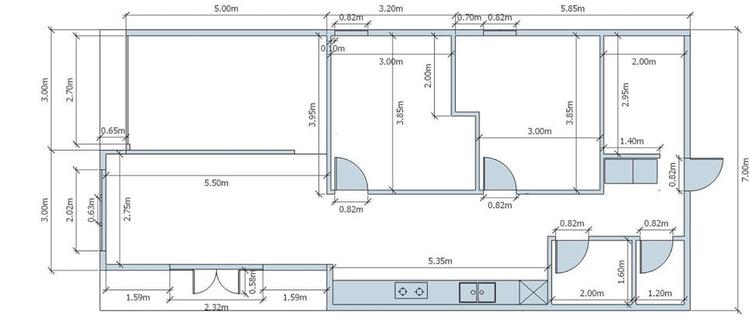 mặt bằng công năng nhà cấp 4