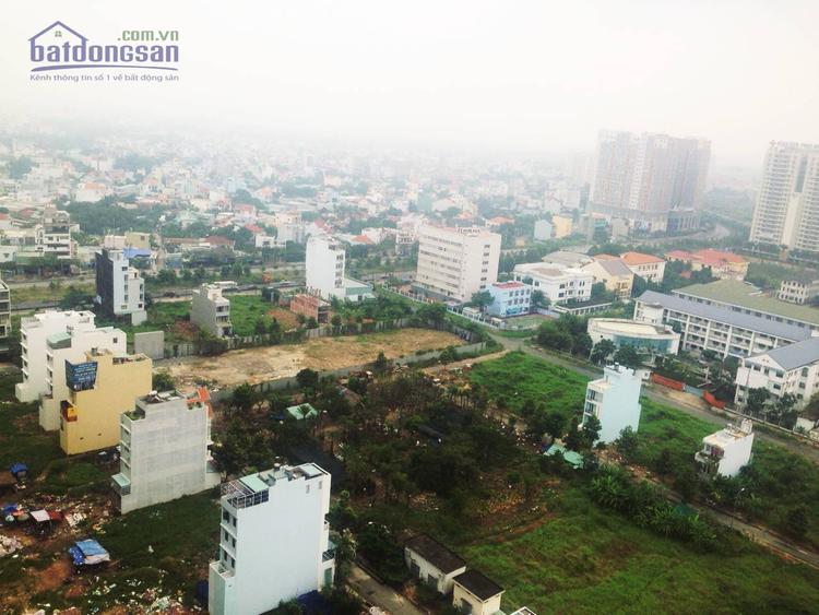 Hình ảnh toàn cảnh một  khu vực đang xây dựng nhà tại quận 9